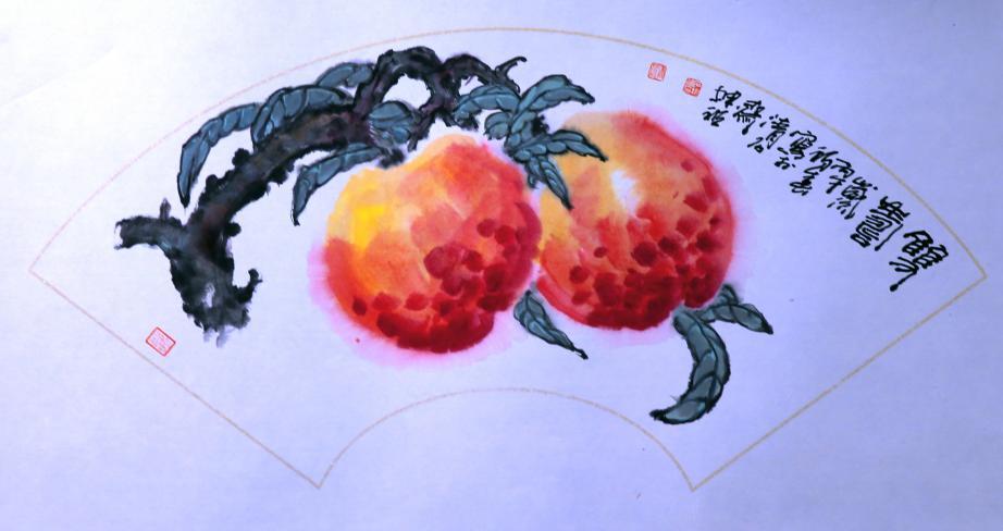 翰墨扇韵迎上巳 丹青雅聚颂兰亭—第七届心慕兰亭书社社员书画展在礼贤美术馆隆重开幕(图17)