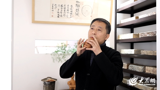 非遗传承人王业英:匠心制作 齐韶埙重鸣齐鲁大地(图1)
